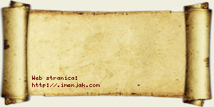 Nina Stajkić vizit kartica